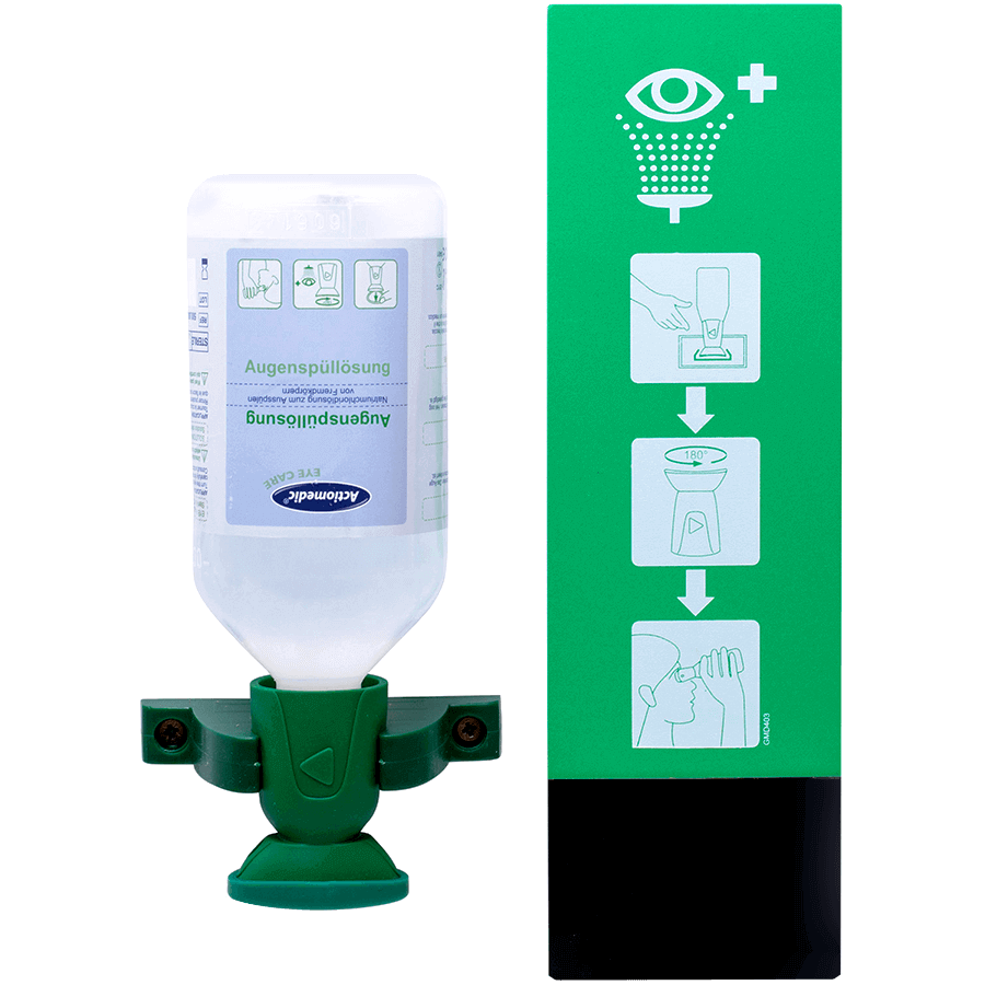 Eye Care Augenspülstation Single 500ml grün