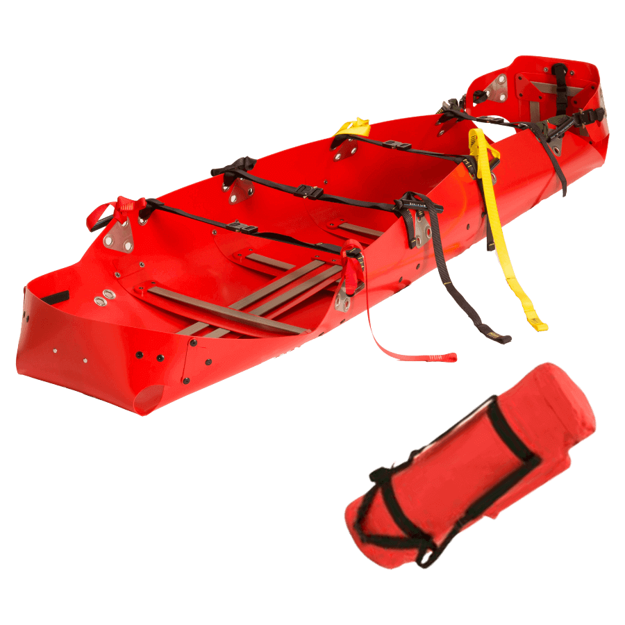 Rettungstrage RollUP RL3000 inkl. Transportgehänge und Rucksacktasche
