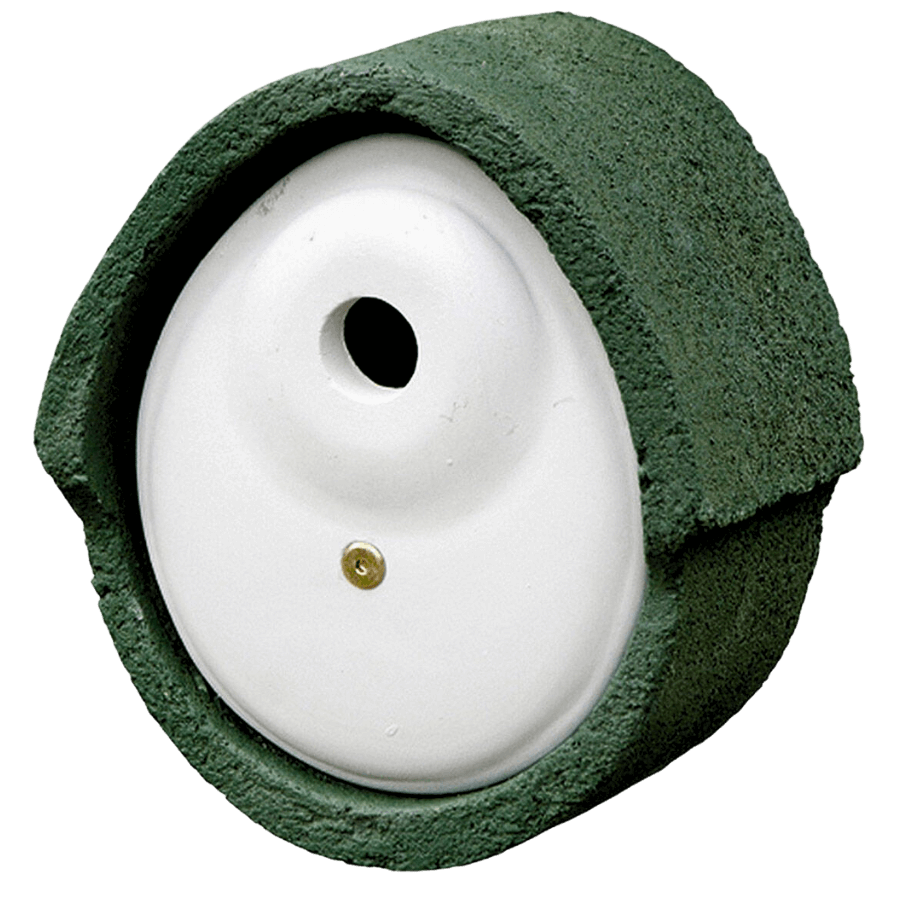 Nistkasten Holzbeton Oval 32 mm Grün