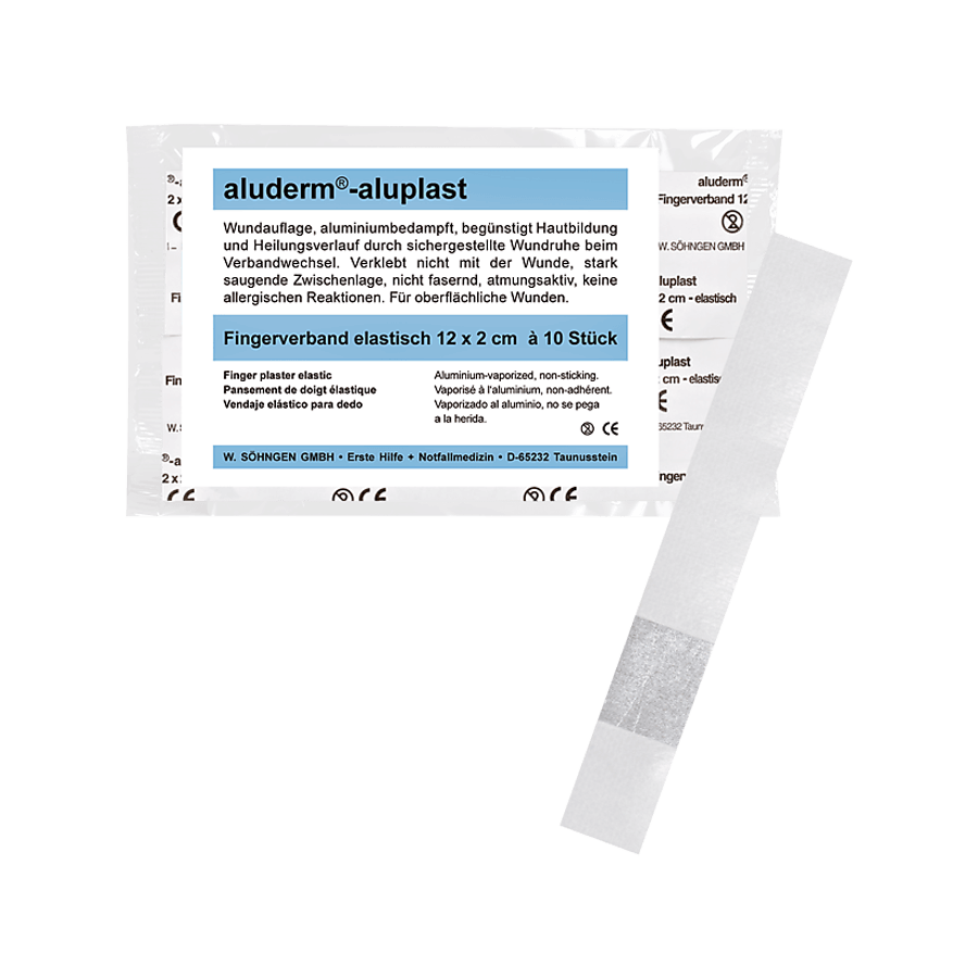 aluderm aluplast Fingerverband 12x2cm elastisch (10 Stk.)