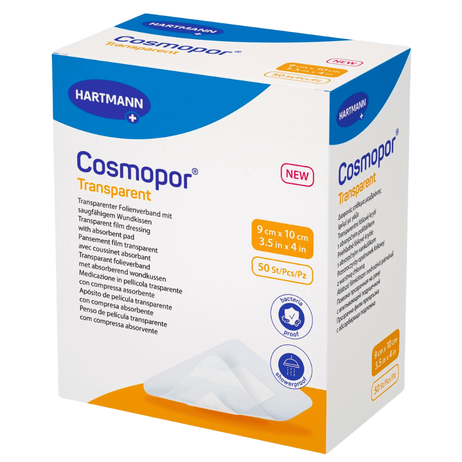Cosmopor transparent steril 9x10cm (50 Stk.)