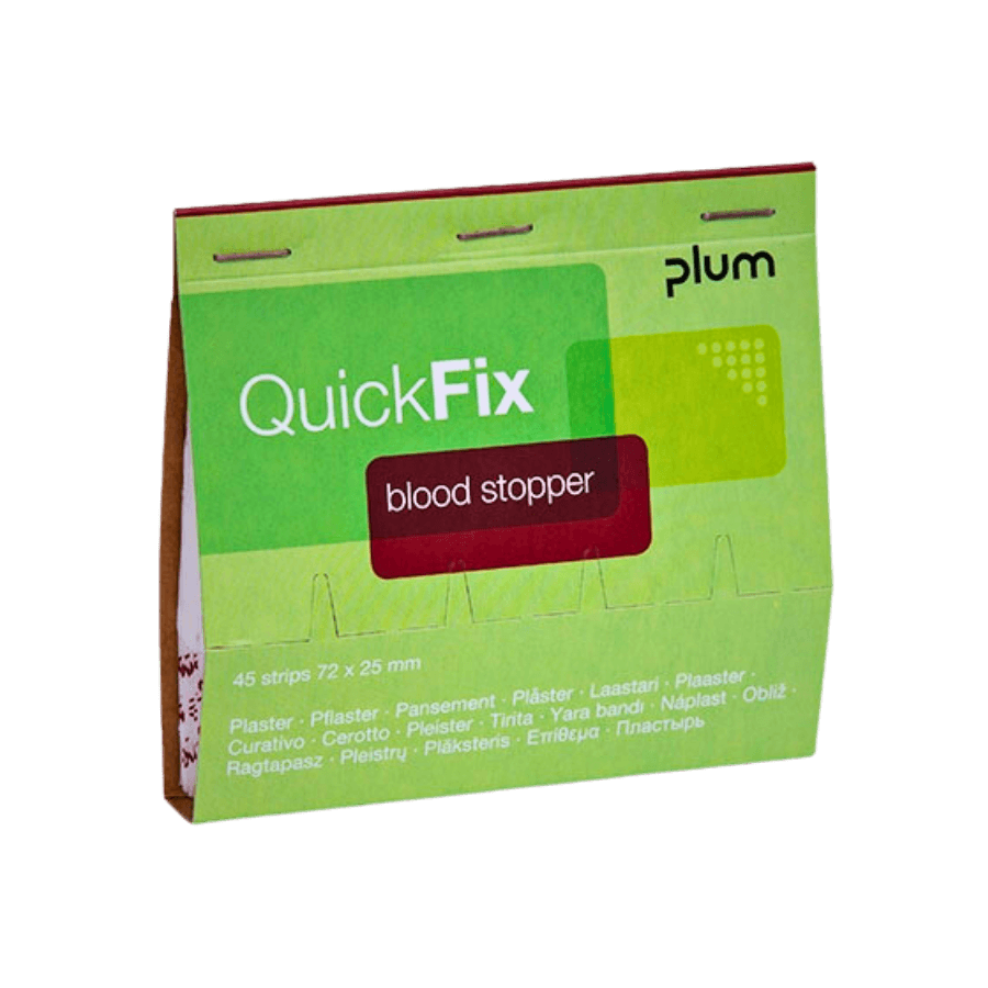 QuickFix Refill mit 45 Pflasterstrips Blood Stopper (1 Stk.)