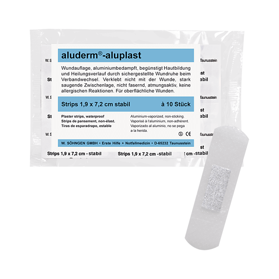 aluderm®-aluplast Strip stabil 1,9x7,2cm (10 Stk.)