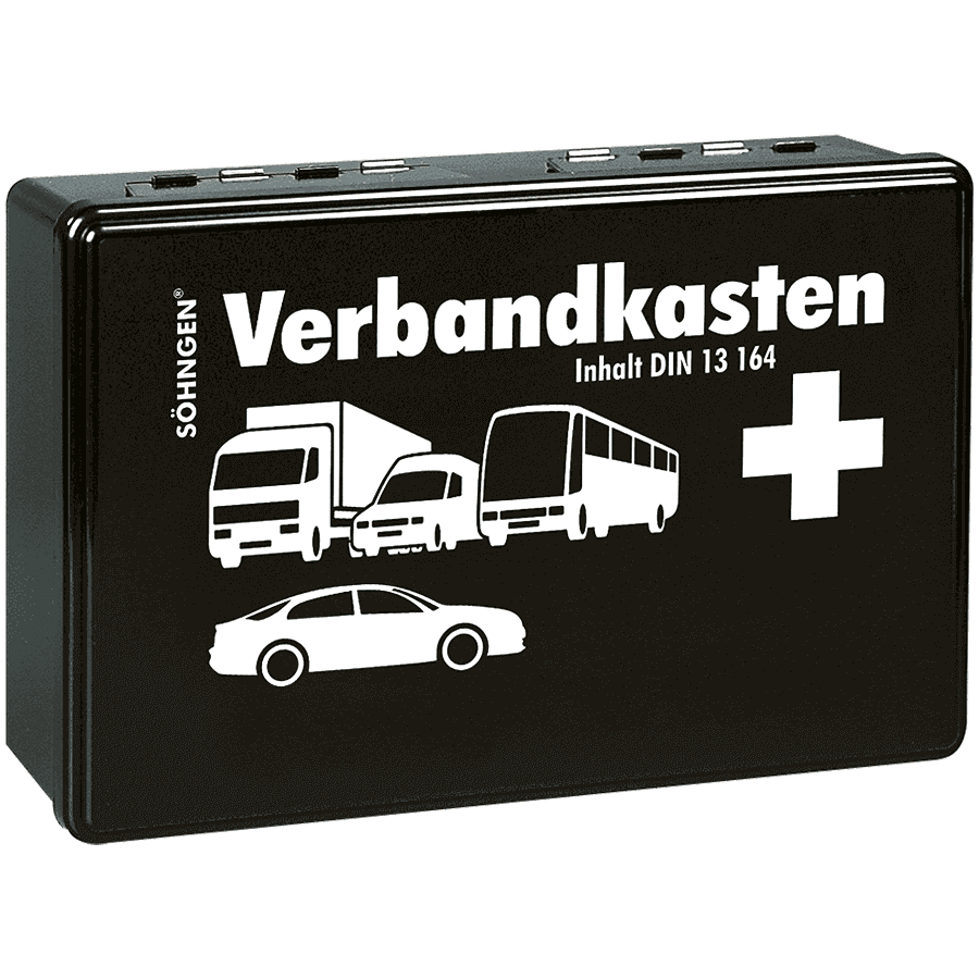 KFZ-Verbandkasten für Busse schwarz