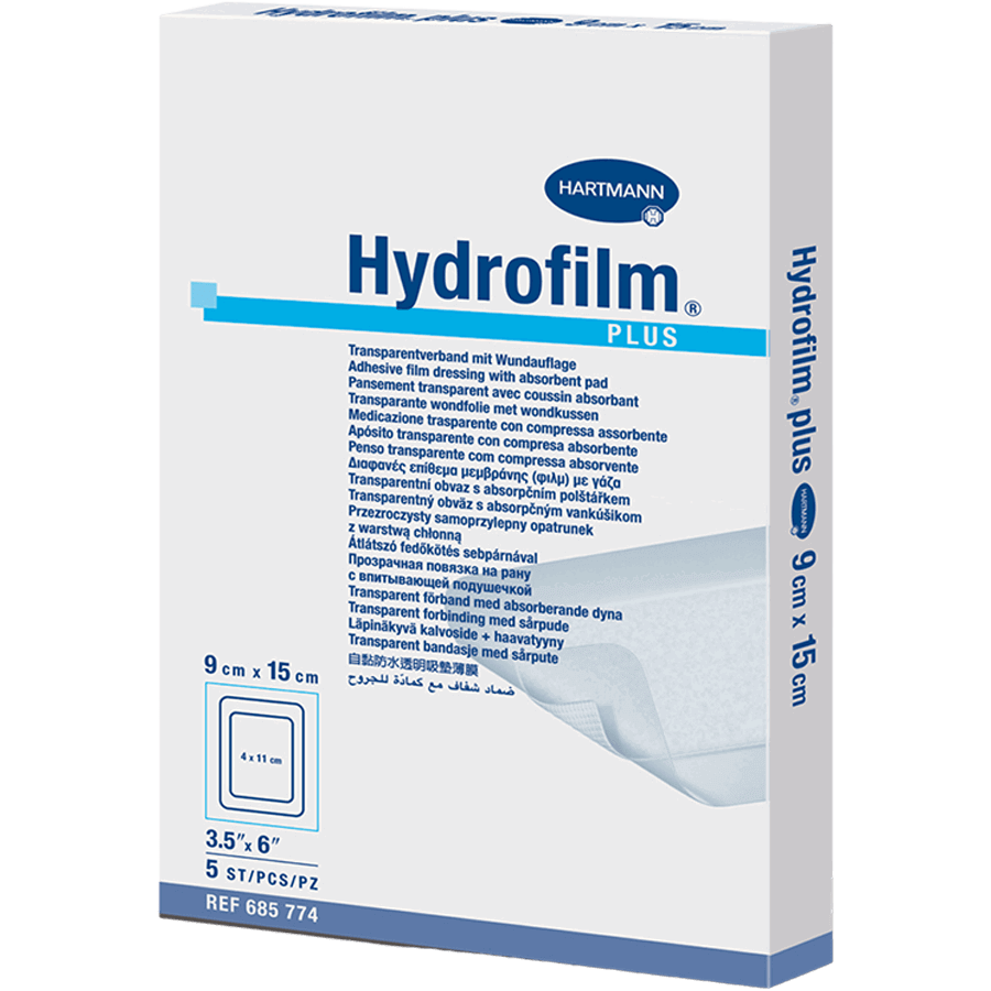Hydrofilm plus mit Wundkissen (5 Stk.)