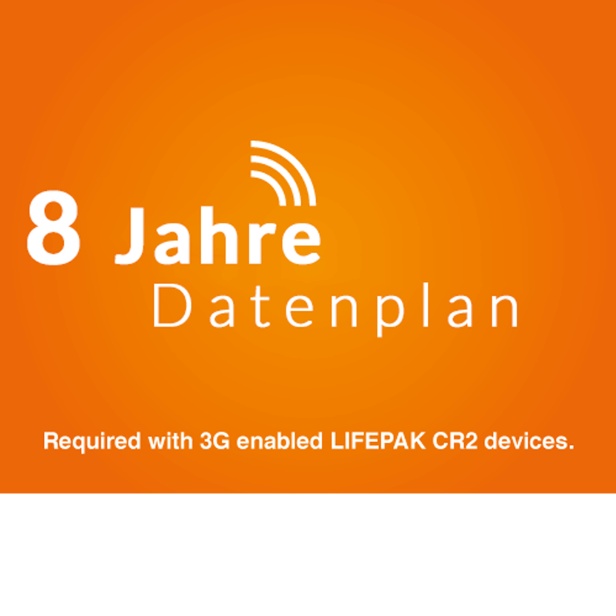 Datenplan für Lifepak CR2 3G-Version - 8 Jahre