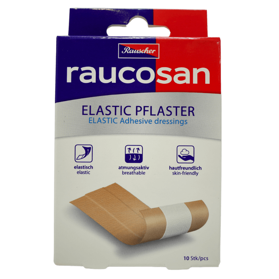 raucosan Wundpflaster elastisch 10x6 cm (10 Stk.)