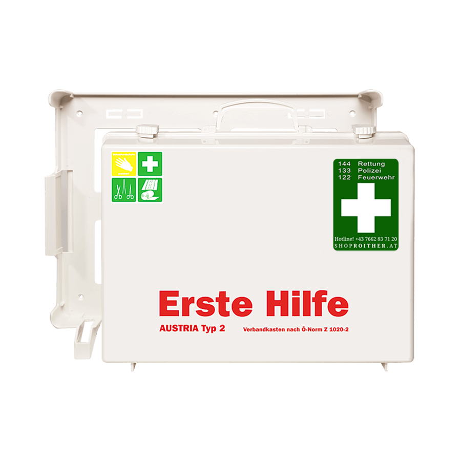 Erste Hilfe Koffer Austria Typ 2 weiß
