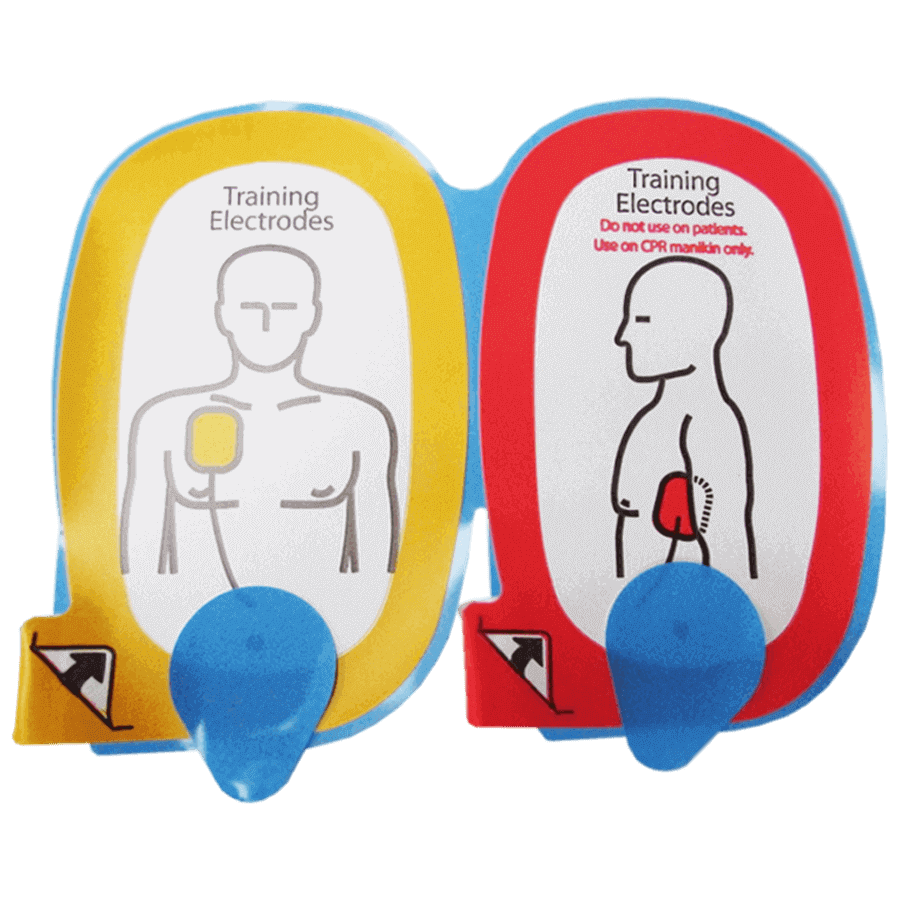 Übungs-Pads für Defibrillator Lifepak CR-Plus Trainer (5 Paar) ohne Verpackung