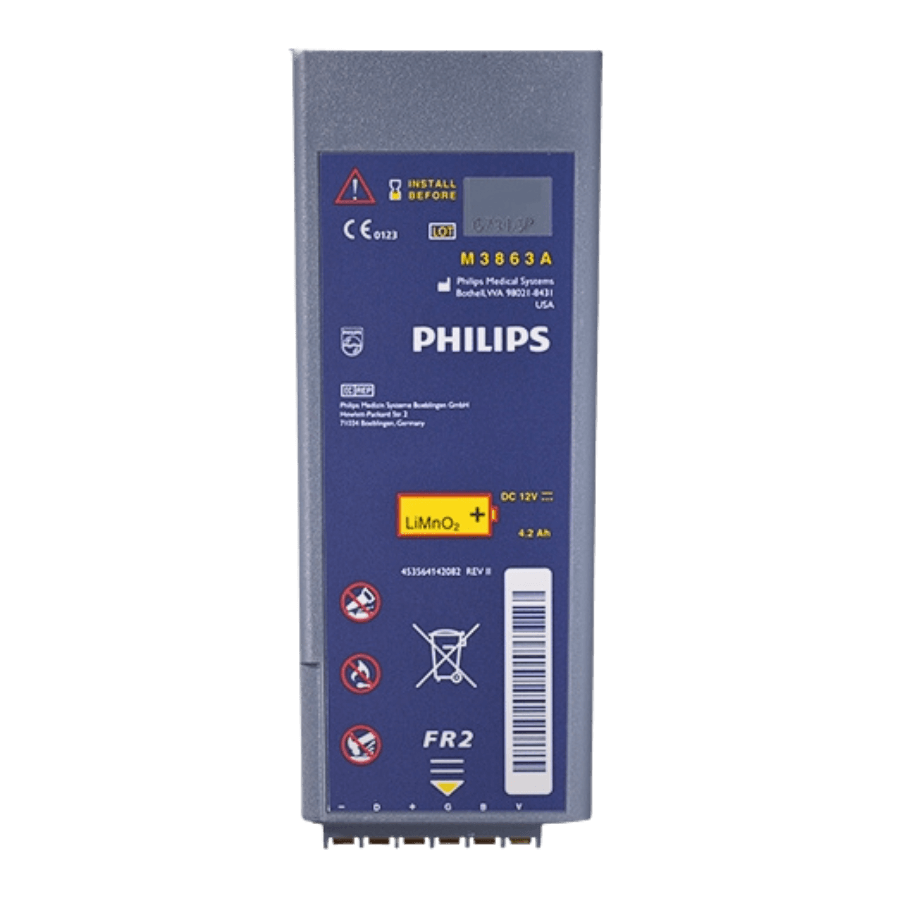 Ersatzbatterie für Philips AED HeartStart I / FR2