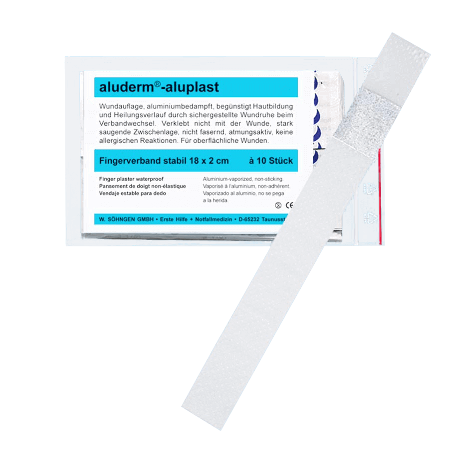 aluderm aluplast Fingerverband 18x2cm stabil (100 Stk.)